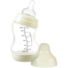 Антиколиковая бутылочка Difrax S-bottle Wide с силиконовой соской 200 ml (3131): Материал полипропилен