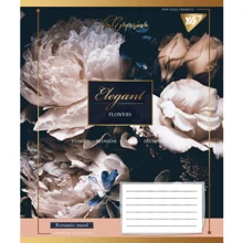 Зошит YES А5, 48л., Лінія ELEGANT FLOWERS: Лініювання лінія