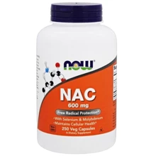 Now Foods N-Acetylcysteine 600 mg 250 caps: Тип N-ацетилцистеин