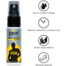 Пролонгує спрей для чоловіків pjur Superhero Strong Spray 20 ml: Виробник Pjur