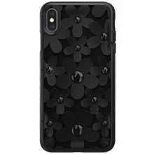 Чехол для iPhone SwitchEasy Fleur Black (GS-103-46-146-11) for iPhone Xs Max: Цвет черный