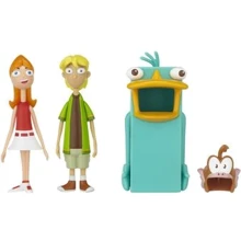 Phineas&Ferb Кендис и Джереми с костюмом Перри (8см) (24807): Тип Набор игровых фигурок
