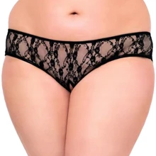 Женские стринги SoftLine - String 2472, Plus Size, XXL (black): Для кого Для женщин