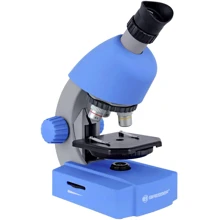 Мікроскоп Bresser Junior 40x-640x Blue з набором для дослідів та адаптером для смартфона (8851300WXH000): Тип Оптические