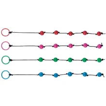 Анальные бусы ABS Plastic Anal Beads With String In A Pot Red OS: Для кого Унисекс