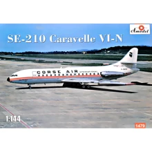 Модель Amodel Пассажирский самолет SE-210 "Caravelle" VI-N (AMO1479): Производитель AMODEL