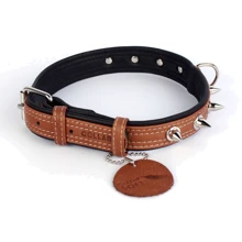 Ошейник Collar Soft с шипами 35 мм 57-71 см Коричнево-черный: Производитель Collar