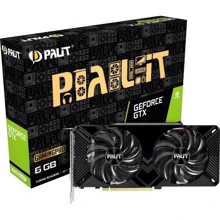 Відеокарта Palit GeForce GTX 1660 SUPER GamingPro 6GB (NE6166S018J9-1160A): Обсяг пам'яті, Гб 6