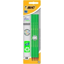 Набір олівців чорнографітних 4 шт шестикутних BIC Evolution HB Зелений (3270220000167): Тип прості