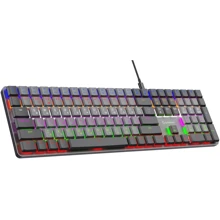 Клавіатура GamePro MK145R Red Switch Low Profile Dark Gray: Підключення проводное