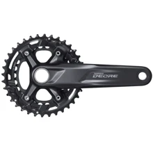 Шатуни Shimano FC-M5100-2 DEORE вбудована вісь 175 мм 36x26 11-ск. CL-51.8 мм без каретки (EFCM51002BEX66): Кількість зірок 2