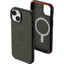Чохол для iPhone Urban Armor Gear UAG Графічний Magsafe Olive (114036117272) for iPhone 14: Колір зеленый