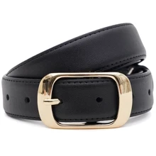 Ремінь жіночий Borsa Leather чорний (CV1ZK158-goldblack): Стать Женский