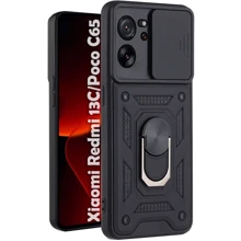 Чехол для телефонов BeCover Military Black for Xiaomi Redmi 13C / Poco C65 (710561): Совместимость Xiaomi Redmi 13C / Poco C65