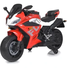 Детский электромотоцикл Bambi Racer красный (M 5024EL-3): Вид мотоцикл