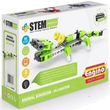 Конструктор Engino Stem Heroes Царство животных: Аллигатор (SH13): Количество деталей, шт. 51