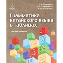 Сорокина, Мощенко, Острогская: Грамматика китайского языка в таблицах. Учебное пособие: Производитель Восточная книга