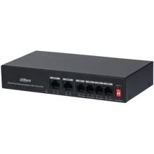 Мережевий комутатор Dahua DH-PFS3006-4ET-36: Порти только Fast Ethernet (10/100)