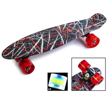 Penny Board Red design Колеса, що світяться: Тип пенні борд