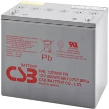 Аккумуляторная батарея CSB HRL, 12V, 50Ah, AGM (HRL12200WFR): Тип AGM