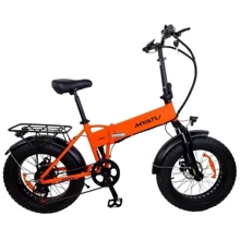 Электровелосипед Myatu F0320F (250 Вт, 10 А/час, 48 В), колеса 20", оранжевый: Емкость батареи, ВтЧ 480