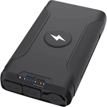 Внешний аккумулятор PowerPlant Power Bank 72000mAh PD Wireless 60W Black (PB930456): Количество USB 3