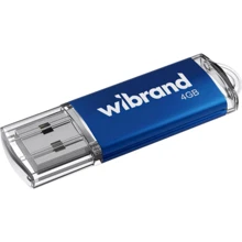USB-флешка Wibrand 4GB Cougar USB 2.0 Blue (WI2.0/CU4P1U): Стандарт USB USB 2.0