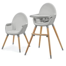 Стульчик для кормления KinderKraft Fini 2 Grey (Hnrt_4819): Тип классический стульчик