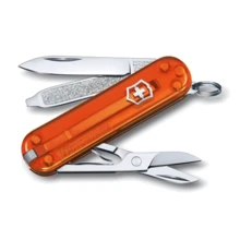Мультитул Victorinox Classic SD Colors Fire Opal 58мм/7функций/оранжевый прозрачный (0.6223.T82G): Тип мини-мультитул