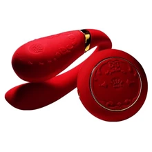 Смартвибратор для пар Zalo - Fanfan set Bright Red, пульт ДУ: Для кого Для пары