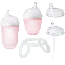 Набор детских антиколиковых бутылочек Olababy GentleBottle розовый (98005): Возраст с рождения