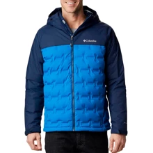 Пуховик Columbia Grand Trek™ Down Jacket 1864526-432 48 синій зимовий з капюшоном: Вид Пуховики