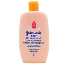 Johnson’s Baby 2in1 Bubble Bath & Wash Гель-пена для купания "Веселые пузырьки" 300 ml: Назначение Очищение