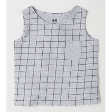 Майка H & M 606507 80 см сіра: Стать хлопчик
