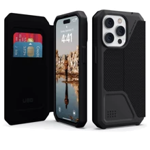 Чохол для iPhone Urban Armor Gear UAG Metropolis Kevlar Black (114046113940) для iPhone 14 Pro: Колір черный