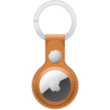 Apple Holder Leather Golden Brown for AirTag (MMFA3): undefined undefined