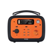 Зарядна станція Sigma X-POWER SI140APS 505Wh 500W Black/Orange: Ємність акумулятора, Вт/год 505