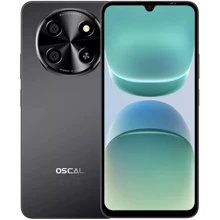 Смартфон Oscal Tiger 8 8/128GB Platinum Black: Дисплей 6.88" IPS (720x1640)