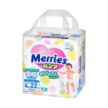 Подгузники-трусики Merries для детей L (22 шт.) 9-14 кг (585793/570834): Тип Подгузники-трусики