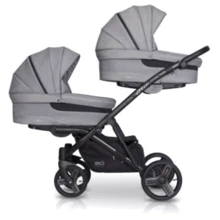 Коляска для двойни EasyGo 2 of Us 9023-EG2U-20, Pearl, серый: Тип коляски Коляска для двойни