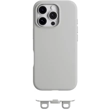 Чехол для iPhone Switcheasy Vibrant M Shockproof Protective Case Titanium (MPH66P261TT24) for iPhone 16 Pro: Цвет серый