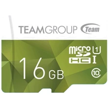 Карта памяти Team 16GB microSDHC Class 10 UHS-I U1 (TCUSDH16GUHS02): Тип карты MicroSDHC