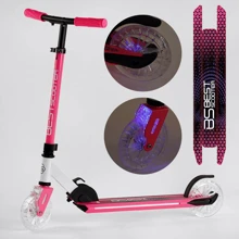 Самокат алюминиевый Best Scooter розовый (J-1599): Количество колес 2