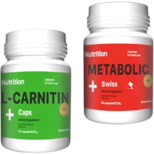 EntherMeal L-Carnitine And Metabolic Комплект Энергия витаминов 2 x 60 капсул: Пол Унисекс