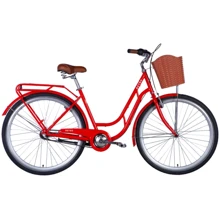 Велосипед Dorozhnik RETRO Velosteel 28 рама-19" оранжевый 2024 (OPS-D-28-384): Материал рамы Сталь