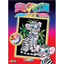 Набор для творчества Sequin Art RED Белый тигр Тоби: Производитель Sequin Art