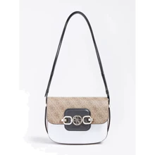 Жіноча сумка через плече Guess Hensely Mini Cnvrtbl Xbdy Flap Multi коричнева (HWSG8113780-LAM): Стать жіночий