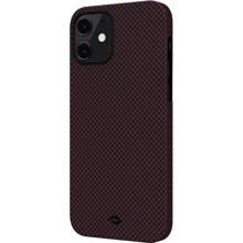 Чехол для iPhone Pitaka MagEZ Case Plain Black/Red (KI1204) for iPhone 12 mini: Цвет красный