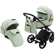 Коляска 2 в 1 Adamex Porto Light ECO шкіра 100% SA-25 м'ята: Тип коляски Универсальная коляска (2-в-1)