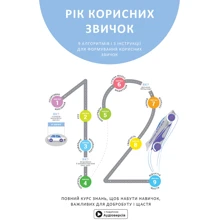 Рік корисних звичок. Повний курс знань, щоб набути звичок, важливих для добробуту та счастья. Збірник самарі + аудіокнижка: Виробник МОНОЛИТ